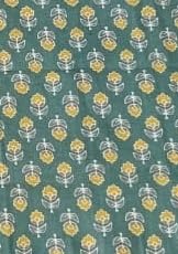 DRAVINAM Trends Women's Printed Embroidered and Hand Work Premium Cotton Jaipuri Unstitched Salwar Suit Dress Material with Mulmul Cotton Dupatta