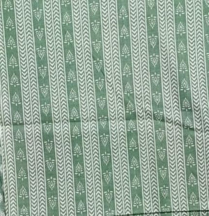 DRAVINAM Trends Women's Premium Cotton Jaipuri Printed Embroidered and Hand Work Unstitched Salwar Suit Dress Material with Mulmul Cotton Dupatta