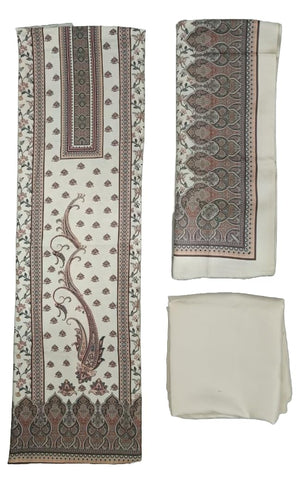 DRAVINAM Trends Women's Winter Wear Unstitched Warm Digital Printed Kani Kashmiri Toosh Pashmina Wool Salwar Suit Dress Material with Digital Printed Toosh Pashmina Shawl
