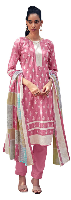 DRAVINAM Trends Unstitch Cotton Salwar Suit Set
