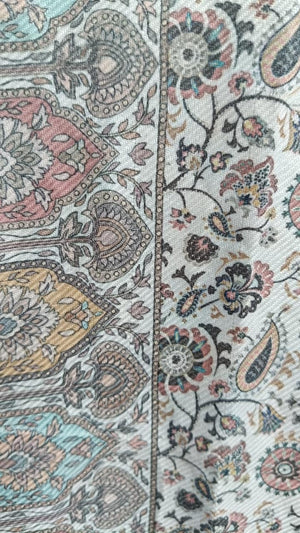 DRAVINAM Trends Women's Winter Wear Unstitched Warm Digital Printed Kani Kashmiri Toosh Pashmina Wool Salwar Suit Dress Material with Digital Printed Toosh Pashmina Shawl