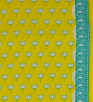 DRAVINAM Trends Jaipuri Print Cambric Cotton Unstitched Salwar Suit Dress Material for Women with Mulmul Cotton Dupatta