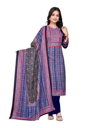 DRAVINAM Trends Pashmina Digital Kani Kashmiri Printed Unstitched Salwar Suit for Women with Digital Shawl Dupatta
