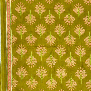 DRAVINAM Trends Jaipuri Print Cambric Cotton Unstitched Salwar Suit Dress Material for Women with Mulmul Cotton Dupatta