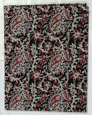 DRAVINAM Trends Jaipuri Sanganari Print Cambric Cotton Unstitched Salwar Suit Dress Material for Women with Mulmul Cotton Dupatta