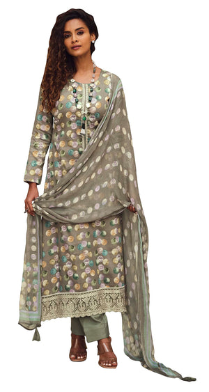 DRAVINAM Trends Women's Cotton Salwar Suit Set (Pink)