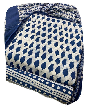 DRAVINAM Trends Unstitched Jaipuri Handmade Wax Batik Print Soft Cotton Dress Material with Dupatta