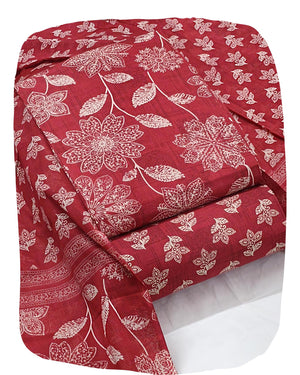 DRAVINAM Trends Discharge Prints Pure Soft Cotton Unstitched Salwar Suit Dress Material with Cotton Dupatta