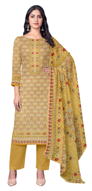 DRAVINAM Trends Women's Unstitched Winter Wear Kashmiri Kani Printed Heavy Woolen Pashmina Salwar Suit Dress Material with Printed Shawl Dupatta