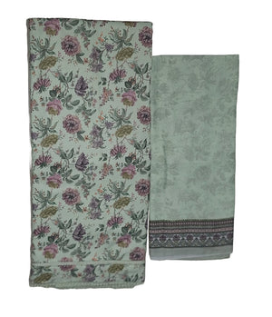 DRAVINAM Trends Women's Unstitch Pure Pashmina Woolen Kashmiri Printed Salwar Suit Dress Material with Pashmina Printed Shawl Dupatta