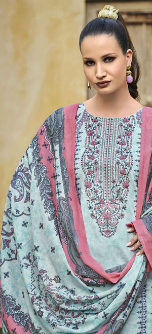 DRAVINAM Trends Kurti 2.50 mtrs, PURE COTTON DYED (2.7 m),PURE LAWN MULMUL DIGITAL PRINT COTTON DUP (2.25|Bawa