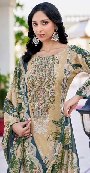 DRAVINAM Trends Kurti 2.50 mtrs, PURE COTTON DYED (2.7 m),PURE LAWN MULMUL DIGITAL PRINT VOIL DUP (2.25|Black