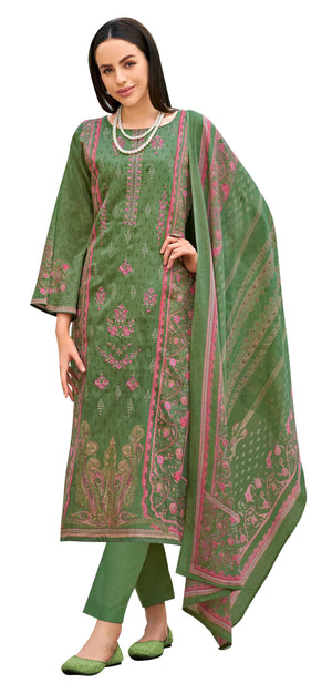 DRAVINAM Trends Kurti 2.50 mtrs,PURE COTTON SOLID DYED (2.7 m),PURE VISCOSE LAWN MULMUL DIGITAL PRINT BOX PALLU|Purple