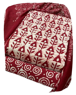DRAVINAM Trends Unstitched Jaipuri Handmade Wax Batik Print Soft Cotton Dress Material with Dupatta