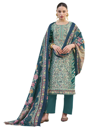 DRAVINAM Trends Kurti 2.50 mtrs, Pure Cotton (3 mtrs apx), Pure MAL MAL Cotton Dupatta Print (2.30|Black