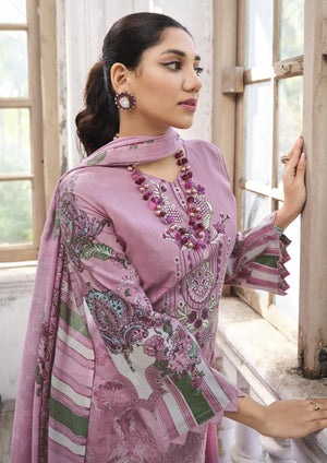 DRAVINAM Trends Women Unstitched Pakistani Print Embroidered Cotton Salwar Suit Dress Materials with Dupatta, Free Size