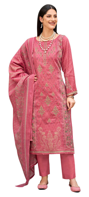 DRAVINAM Trends Kurti 2.50 mtrs,PURE COTTON SOLID DYED (2.7 m),PURE VISCOSE LAWN MULMUL DIGITAL PRINT BOX PALLU|Purple