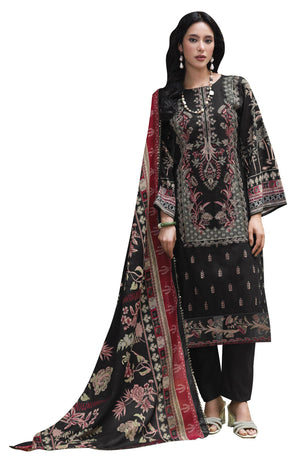 DRAVINAM Trends Women's Unstitched Cotton Salwar Suit Dress Material - Pure Cotton Heavy Embroidered Kameez II Unstitch Bottoms II Mal Mal Dupatta