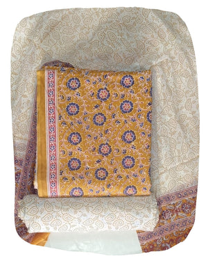 DRAVINAM Trends Jaipuri Print Cambric Cotton Unstitched Salwar Suit Dress Material for Women with Mulmul Cotton Dupatta