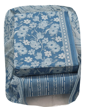 DRAVINAM Trends Jaipuri Printed Pure Cambric Unstitched Cotton Suit Dress Material with Chiffon Printed Dupatta