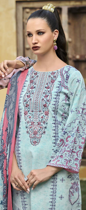 DRAVINAM Trends Kurti 2.50 mtrs, PURE COTTON DYED (2.7 m),PURE LAWN MULMUL DIGITAL PRINT COTTON DUP (2.25|Bawa