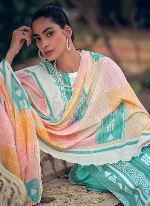 DRAVINAM Trends Unstitch Cotton Salwar Suit Set