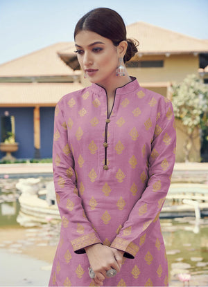 DRAVINAM Trends Women's Pure Dola Meenakari Jacquard Hand work Pakistani Suit with Pure Georgette Embroidered Dupatta
