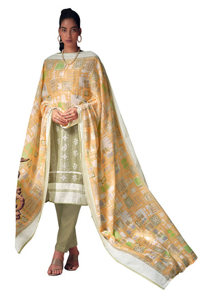 DRAVINAM Trends Unstitch Cotton Salwar Suit Set