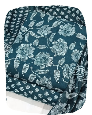 DRAVINAM Trends Jaipuri Print Cambric Cotton Unstitched Salwar Suit Dress Material for Women with Mulmul Cotton Dupatta