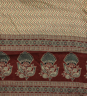 DRAVINAM Trends Jaipuri Print Cambric Cotton Unstitched Salwar Suit Dress Material for Women with Mulmul Cotton Dupatta