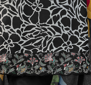 DRAVINAM Trends Kurti 2.50 mtrs, PURE COTTON DYED (2.7 m),PURE LAWN MULMUL DIGITAL PRINT COTTON DUP (2.25|Mehandi Green