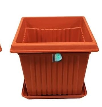 6 inch Square Plastic Planter