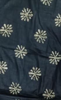 DRAVINAM Trends Women's Premium Cotton Jaipuri Printed Embroidered and Hand Work Unstitched Salwar Suit Dress Material with Mulmul Cotton Dupatta