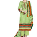 DRAVINAM Trends Women's Unstitched Palazzo Salwar Suit Dress Material with Nazmeen dupatta (Free size)