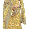 DRAVINAM Trends Women's Pure Pashmina Print Salwar Suit Material with Embroidery and Pure Soft Digital printed Shawl Dupatta