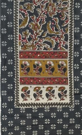 DRAVINAM Trends Women's Ethnic Pure Cotton Jaipuri Printed Unstitched Salwar Suit Dress Material with Dupatta