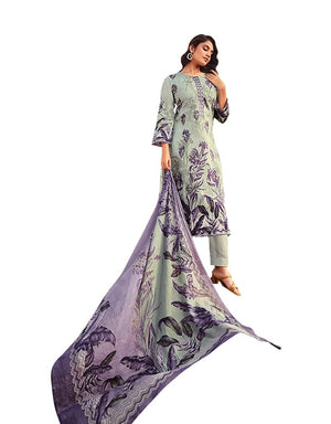 DRAVINAM Trends Jam Cotton Suit Embroidered Dress Material Salwar Suit with Unstitched Bottoms and Cotton Dupatta