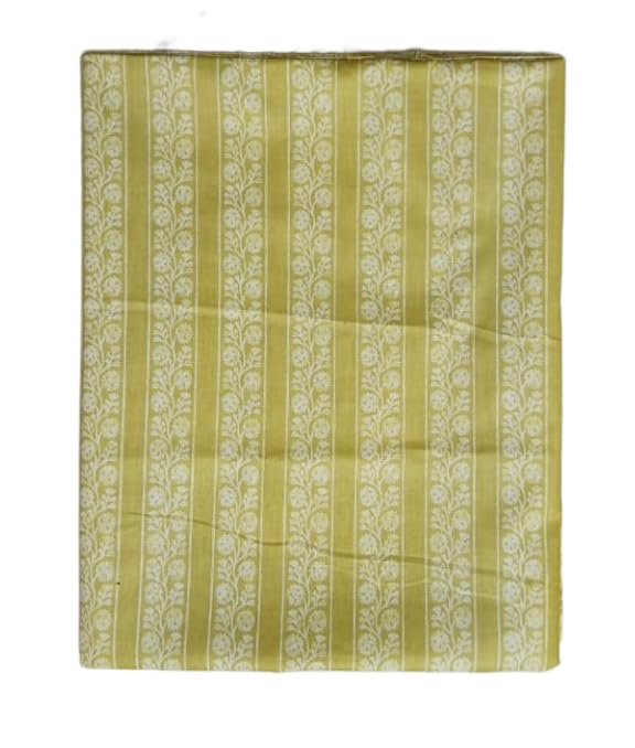 DRAVINAM Trends Women's Premium Cotton Jaipuri Printed Embroidered and Hand Work Unstitched Salwar Suit Dress Material with Mulmul Cotton Dupatta