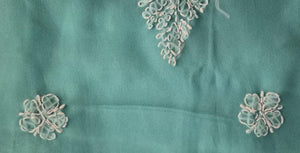 DRAVINAM Trends Women Unstitched Lucknow Hand Work Chikankari Faux Georgette Suit Dress Material with Dupatta