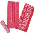 DRAVINAM Trends Women's Jaipuri Printed Embroidered and Hand Work Premium Cambric Cotton Unstitched Salwar Suit Dress Material with Mulmul Cotton Dupatta