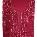 Women’s Cotton Unstitched Chikankari Suit Set with Dupatta & Bottom | Hand-Embroidered Lucknowi Dress Material | Premium Ethnic Wear for Women | Free Size (3-Piece)