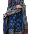 DRAVINAM Trends Women's Rayon Printed Anarkali Kurta and Pant with Dupatta Set