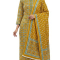 DRAVINAM Trends Jaipuri Print Cambric Cotton Unstitched Salwar Suit Dress Material for Women with Mulmul Cotton Dupatta