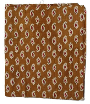 DRAVINAM Trends Jaipuri Sanganari Print Cambric Cotton Unstitched Salwar Suit Dress Material for Women with Mulmul Cotton Dupatta