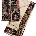 DRAVINAM Trends Women's Floral Printed Premium Cotton Suit Material with Fancy Cotton Dupatta