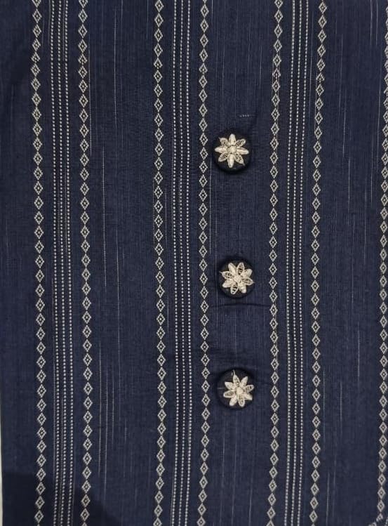 DRAVINAM Trends Women Unstitched Cotton Suit Material with Embroidered Dupatta