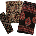 Jaipuri Print Cambric Cotton Batik Unstitched Salwar Suit Dress Material for Women with Mulmul Cotton Dupatta