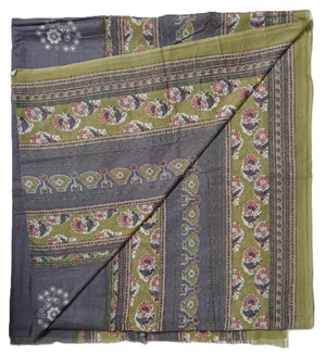 DRAVINAM Trends Jaipuri Sanganari Print Cambric Cotton Unstitched Salwar Suit Dress Material for Women with Mulmul Cotton Dupatta