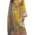 DRAVINAM Trends Womens Unstitched Pure Lawn Cotton Digital Print Salwar Suit Dress Material with Cotton printed Dupatta