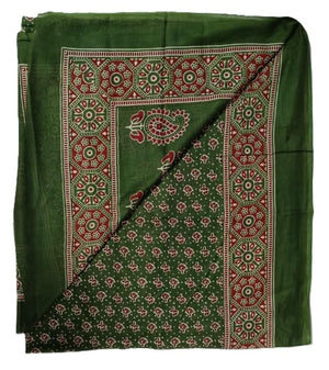 DRAVINAM Trends Jaipuri Sanganari Print Cambric Cotton Unstitched Salwar Suit Dress Material for Women with Mulmul Cotton Dupatta